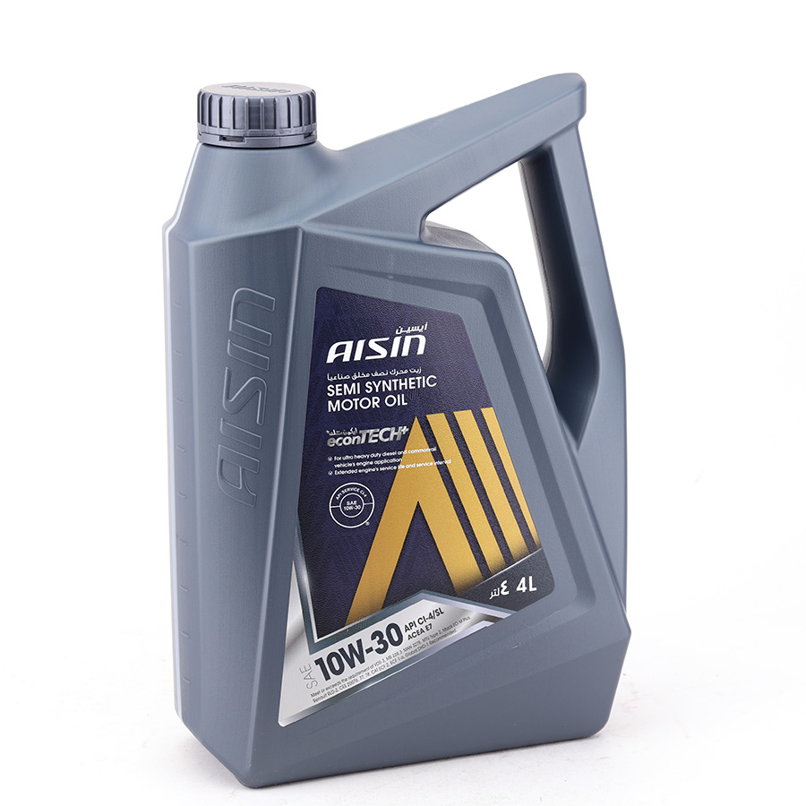 Nhớt Động Cơ Aisin 10W-30 CI-4/SL econTECH+ Fully Synthetic 4 Lít ECSI1034PB