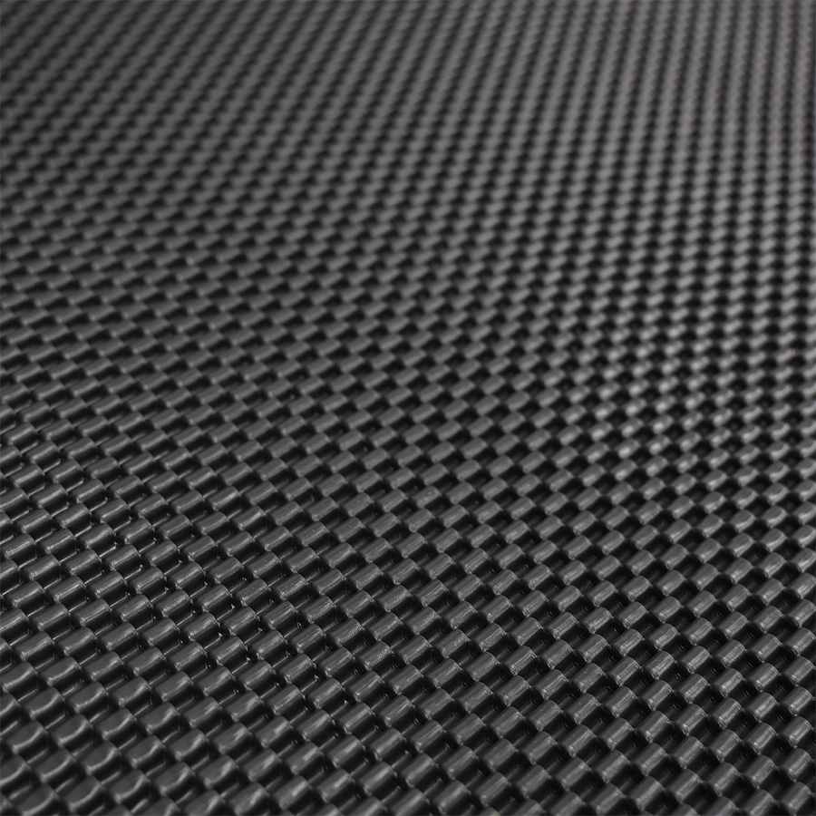 Lót sàn cuộn CIND 3D hạt nhỏ HB001 đen Size 9M*1.2M