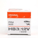 Bóng Halogen Original HB3 12V 60W (Chân Cong) 9005 Hộp giấy Hiệu Osram