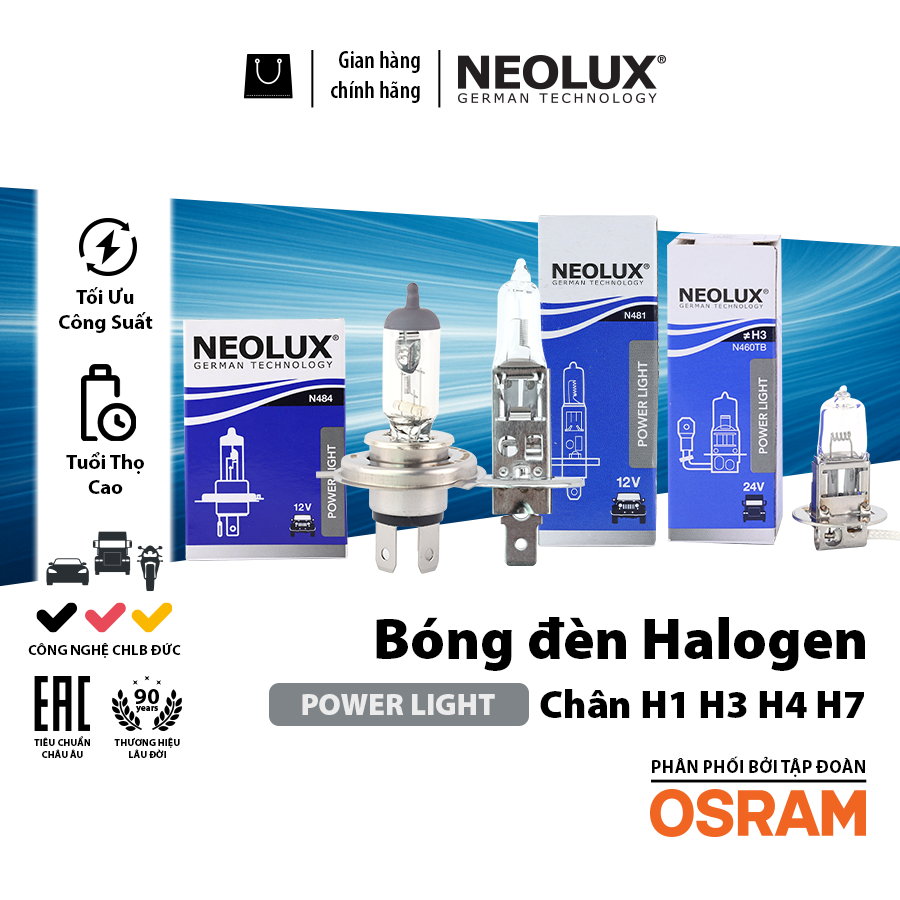 Bóng H3 N460TB 24V 100W PK22S NEOLUX 