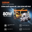 Bóng Led Pocky 2 H4-H19 H6204CW 12V 80W 6000K 2 bóng/hộp Hiệu Osram