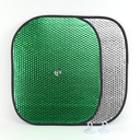 Che nắng xốp tròn nhỏ CIND (màu bạc/xanh) CD-C044 36*44CM 1SET/2PCS 