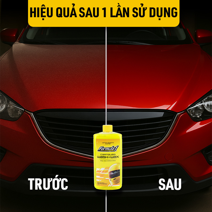 Nước rửa xe có chất đánh bóng Formula 1 ( Wash & wax ) 473ML #615016