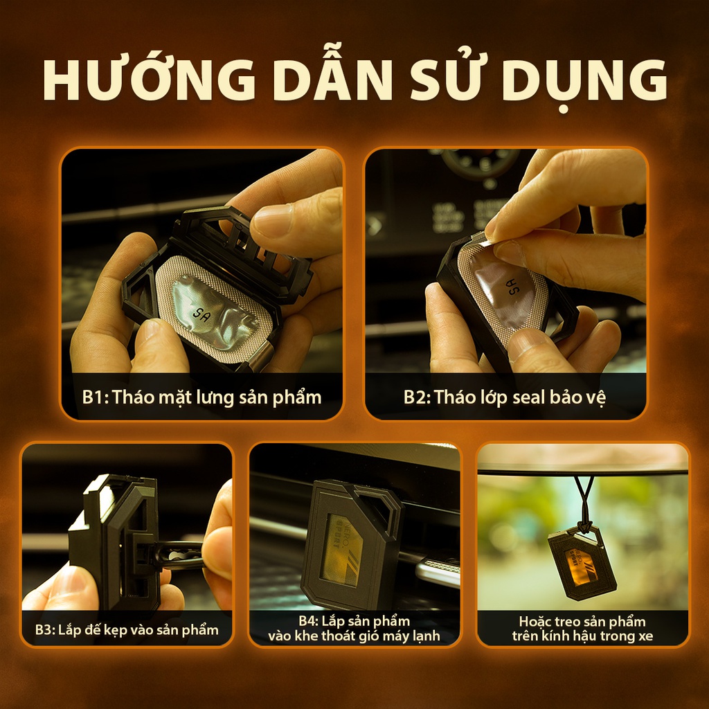 Dầu thơm NO.360-3 2in1(treo kính+ghim máy lạnh) 2.5g BREEZE