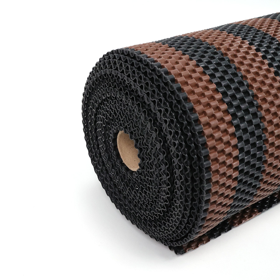 Lót sàn cuộn CIND 3D hạt nhỏ HB001 đen/ Café Size 9M*1.2M