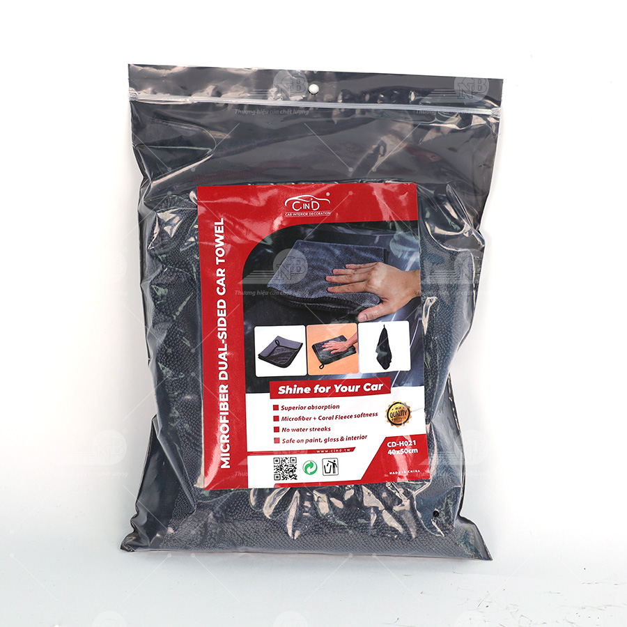 Khăn lau đa năng CIND CD-H021 40*50 xám