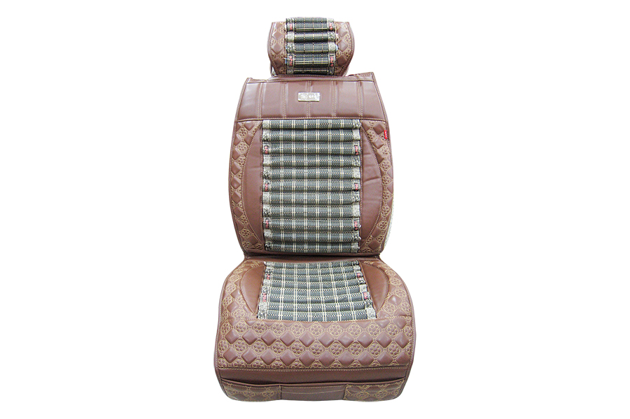 Lót ghế bộ cao cấp (1 bộ / 3 cái) BZ-057 (0083) 馬鞍粽 nâu