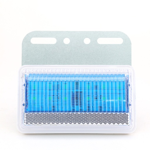 [DXVI10112L] Đèn hông chữ nhật lớn VIAIR VI-101-12V lam 115*100*25mm 2PCS/SET