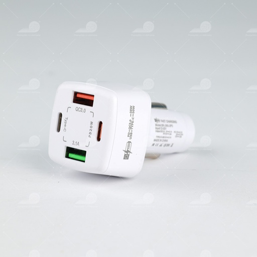 [SDTMHPD20WT] Đầu sạc 2 cổng USB+2 Type C PD20w BK365 trắng