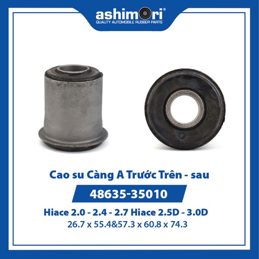 [9HCS4863526010] Cao su Càng A Trước Trên - sau 48635-26010/OEM No.48635-35010