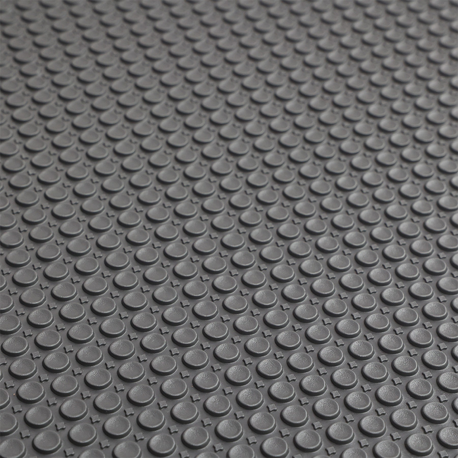 Lót sàn cuộn CIND 3D hạt tròn HB008 xám Size 9M*1.2M