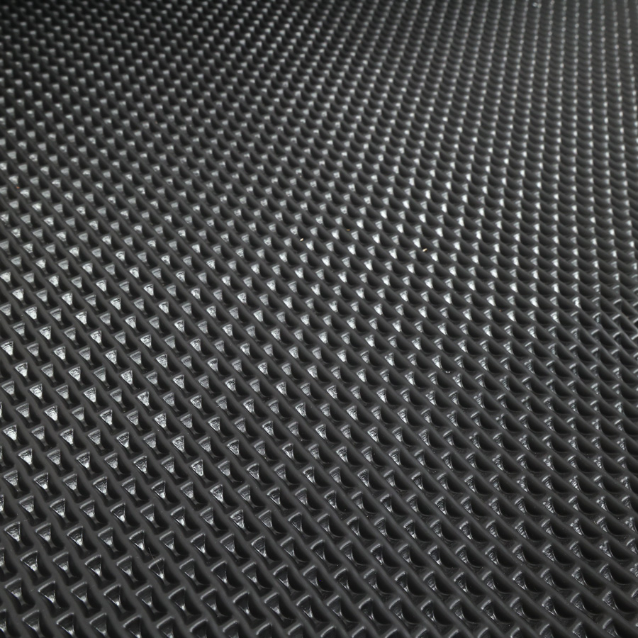 Lót sàn cuộn CIND 3D chữ nhật HB005 đen Size 9M*1.2M