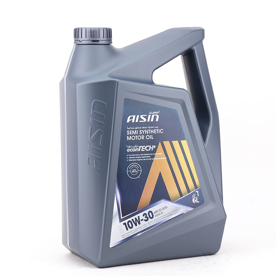 Nhớt Động Cơ Aisin 10W-30 CI-4/SL econTECH+ Fully Synthetic 6 Lít ECSI1036PB