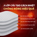 Che nắng xốp trước dài CIND (màu bạc/xanh) CD-F001 70*145CM