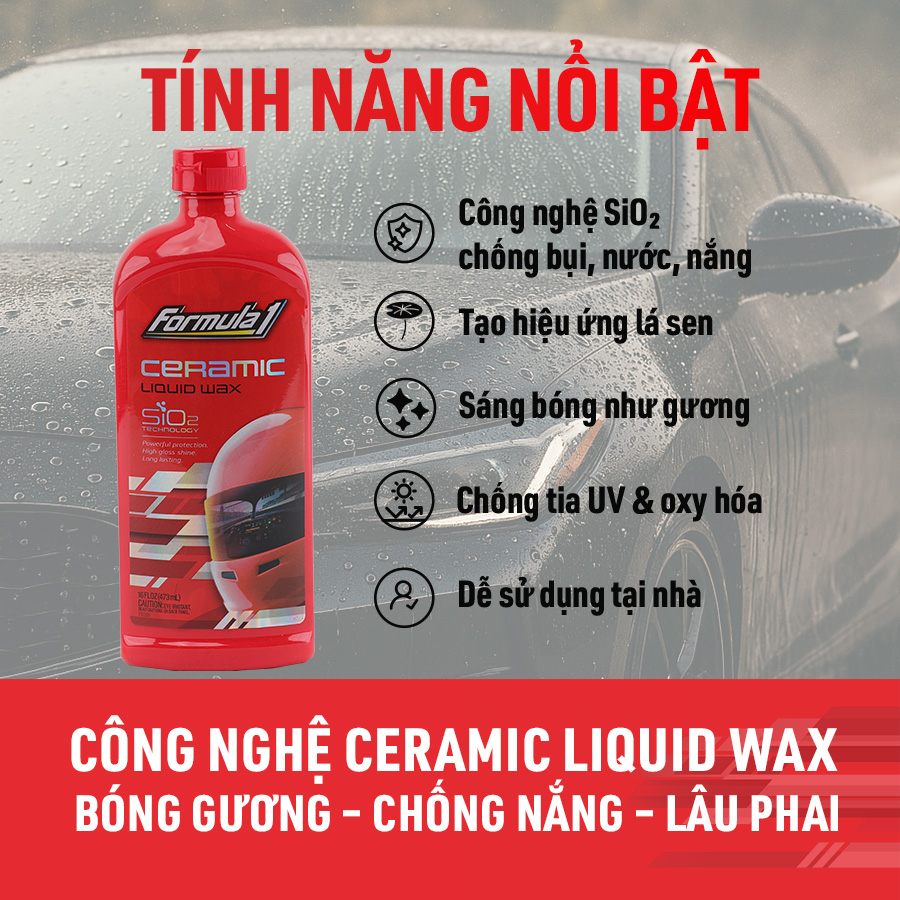 Đánh bóng sơn Ceramic dạng đậm đặc Formula 1 (473ml) # 617029