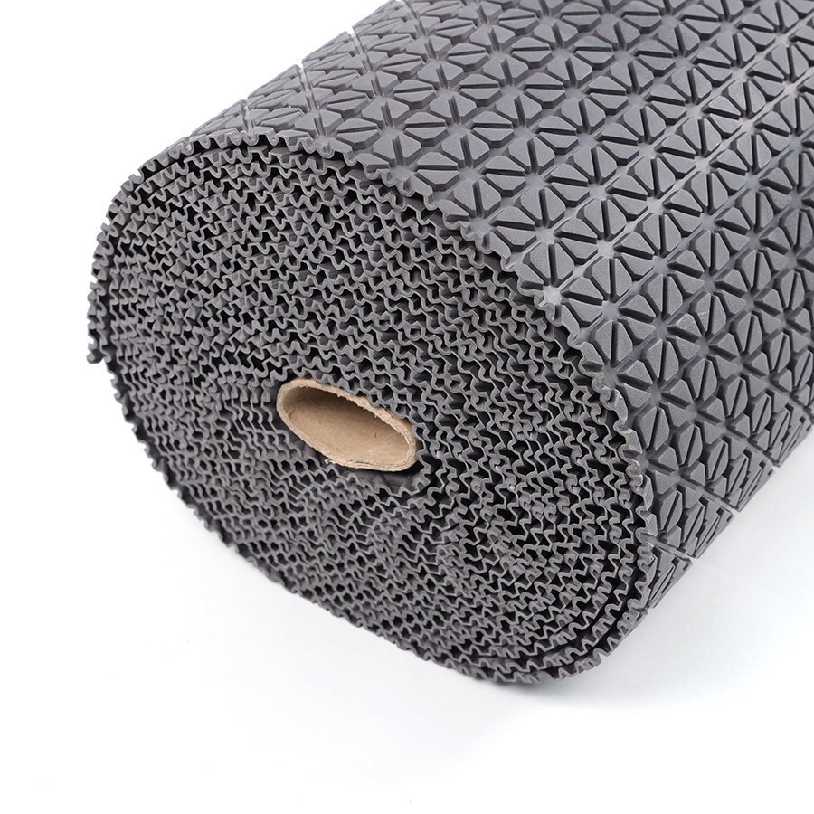 Lót sàn cuộn CIND 3D HB012 xám Size 9M*1.2M