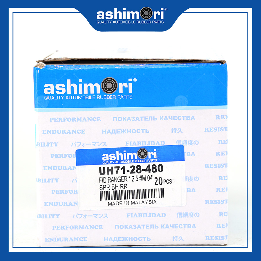 Cao su Ắc Nhíp sau (ngắn) SBHMZ-20027/OEM No.UH71-28-480