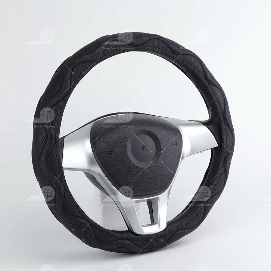 Bao vô lăng CIND PU+TPE Y019 size M đen