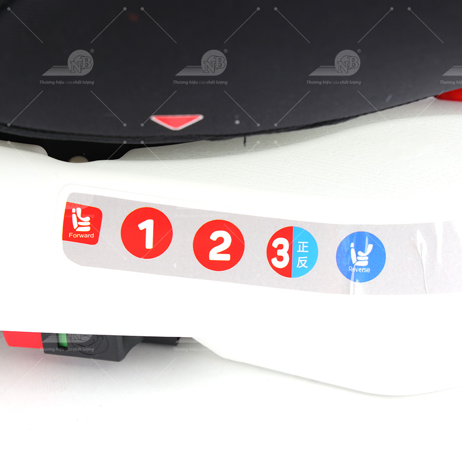 Ghế an toàn cho trẻ em trong xe hơi kiểu ISOFIX xoay 360 độ QM-360A Xám