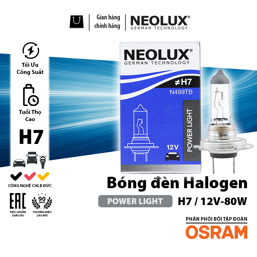 Bóng H7 N499TB 12V - 80W NEOLUX