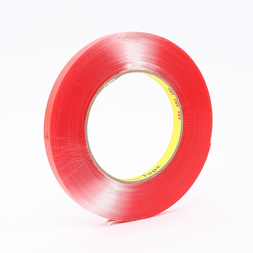 [BKNVD1010] Băng keo hai mặt (đỏ) CLEAR TAPE 10mm*10M