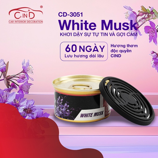 [DTATLCD3051] Hộp thơm CIND 40g CD-3051 WHITE MUSK