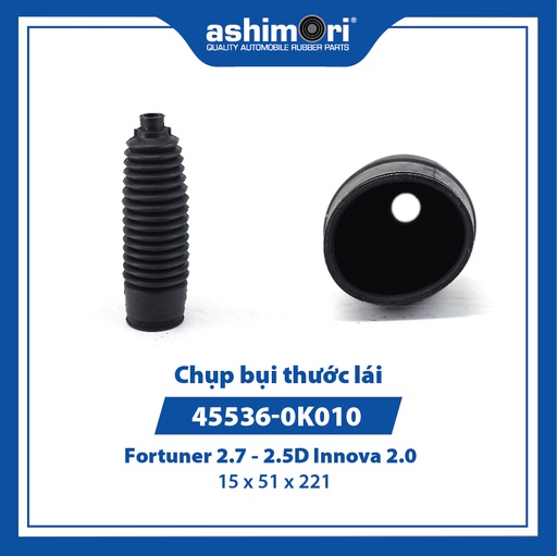 [9HCBRP3052] Chụp bụi thước lái RP-3052/OEM No.45536-0K010